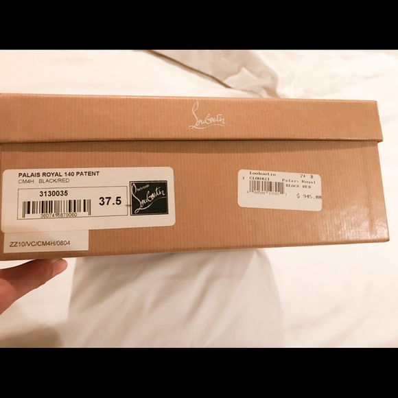 Christian Louboutin Black/red Palais  SOLD - Picture 7 of 7